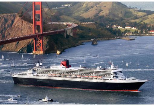 El Queen Mary 2 da todos los años la vuelta al mundo...